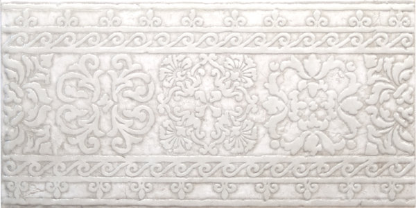 Absolut Keramika Cenefa Gotico White  29.8x60 бордюр 