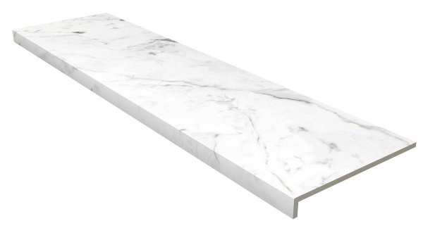 Gres Aragon Marble Rout. Carrara Blanco 31,5х119,7 ступень 