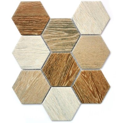 Bonaparte Wood Comb мозаика из керамогранита 295x256