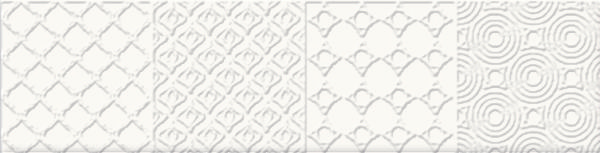 Dual Gres Декор Dolce White 7,3x30 