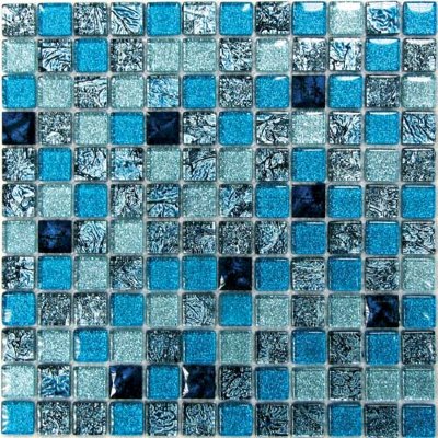 Мозаика SATIN BLUE, BONAPARTE (ЛИСТ 300Х300)