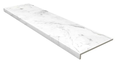 Gres Aragon Marble Rout. Carrara Blanco 31,5х119,7 ступень