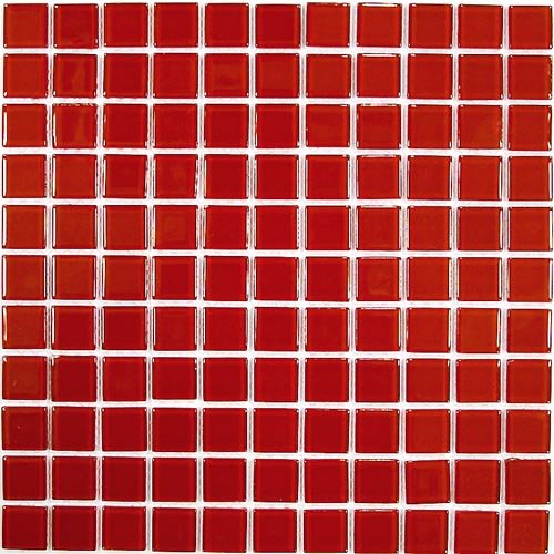 Мозаика RED GLASS, BONAPARTE (лист 300х300) 
