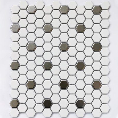 Bonaparte Babylon Silver matt мозаика из керамогранита 260х300