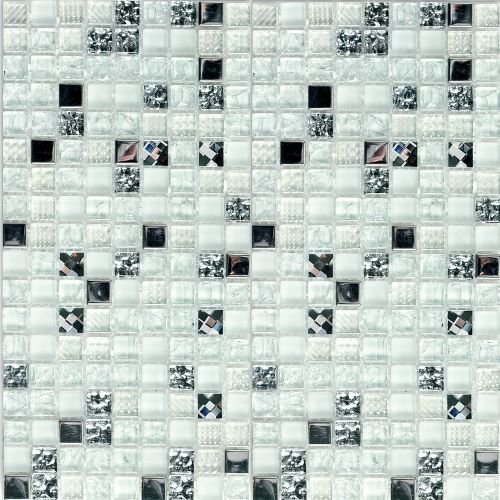 Мозаика CRYSTAL WHITE, BONAPARTE (лист 300х300) 