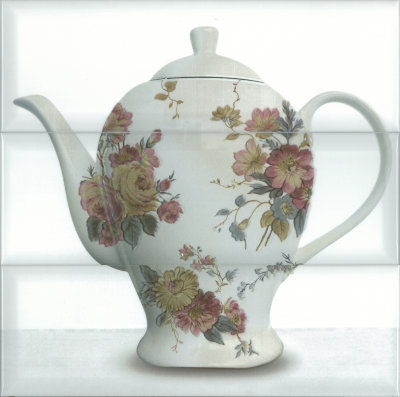 Absolut Keramika Composicion Tea 03 White  30x30 декор