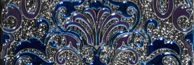 Absolut Keramika Decor Damasco Cobalto 10x30 декор