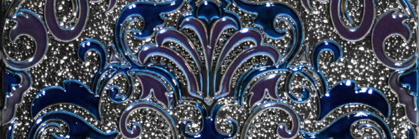 Absolut Keramika Decor Damasco Cobalto 10x30 декор 